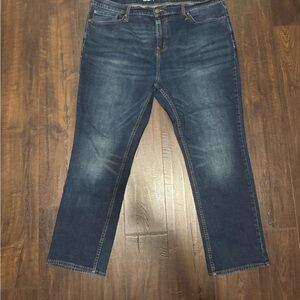 Old Navy Men’s Relaxed Fit Jeans 42x30 Dark Wash Straight Leg